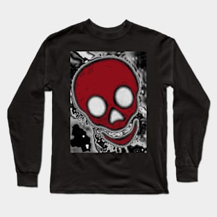 Death and rainbows color skull Long Sleeve T-Shirt